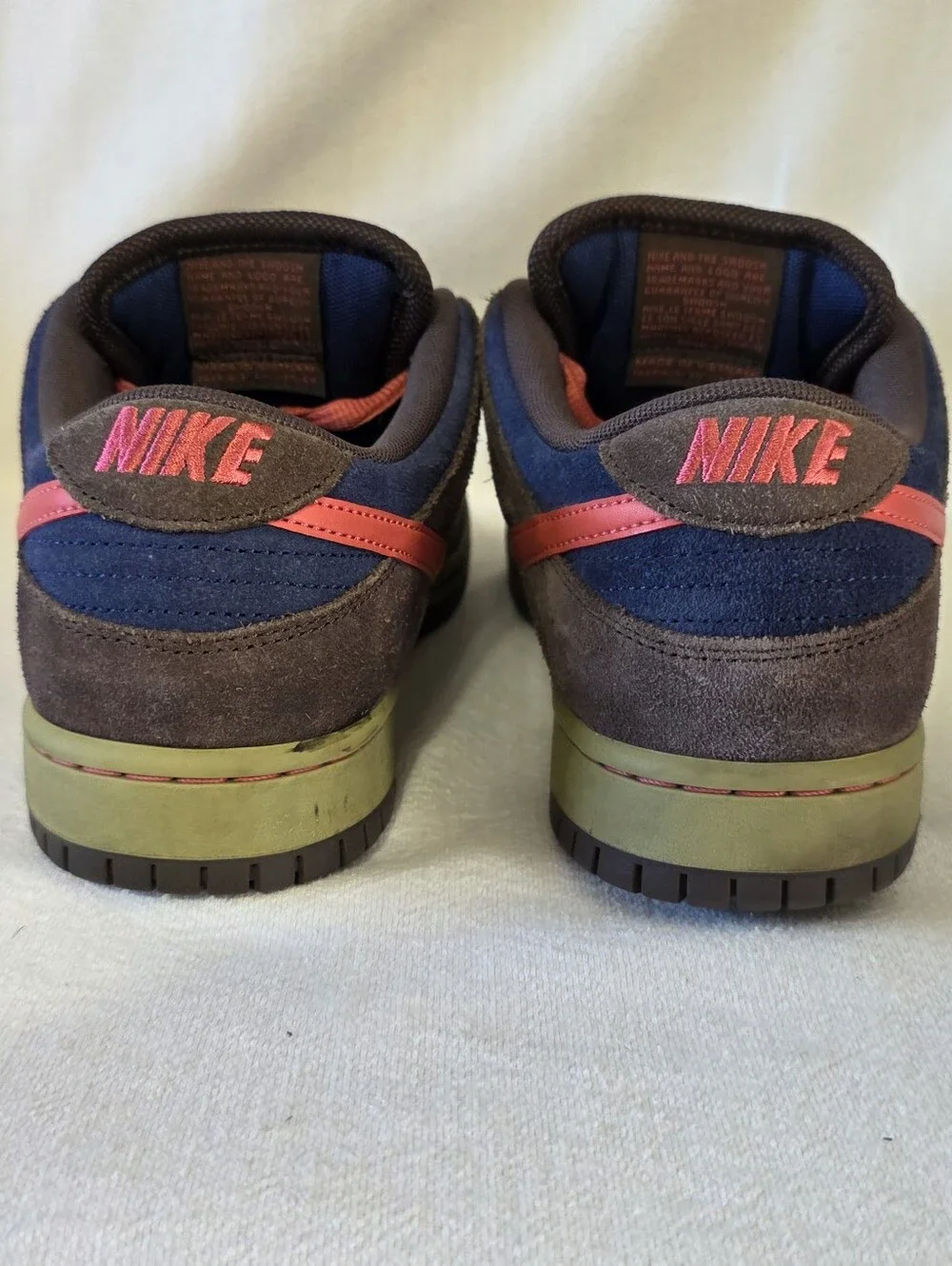 Nike SB Dunk Low Pro Baroque Brown Adobe Suede Sneakers Size 10